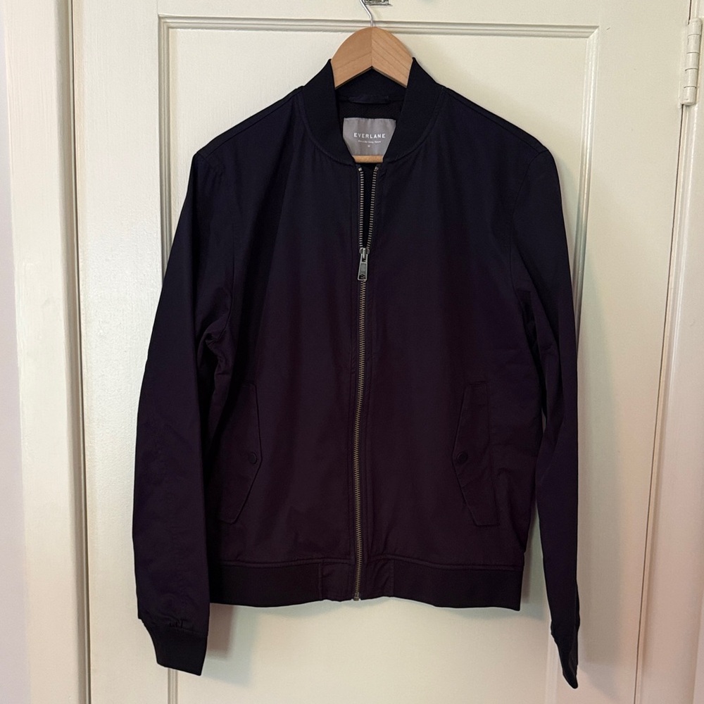 Everlane Men's Dark Navy Bomber Jacket